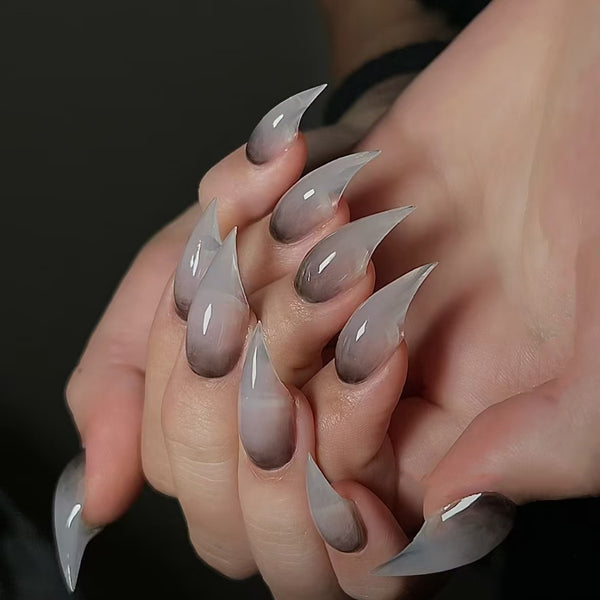 Fatal Angel | Charcoal Gray  Talon Nails Claws Nails  27mm