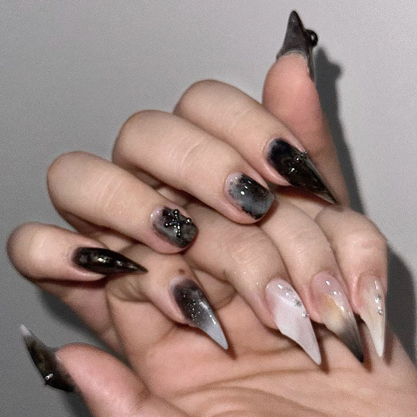 Ruins | Gradient Shine  Werewolf Nails  Claws Nails  AB Gel