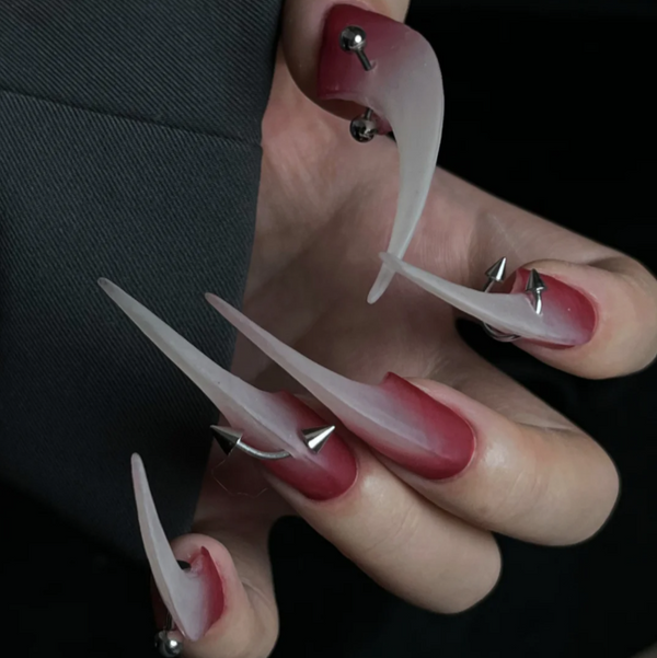 Blood Sacrifice | Bleeding Werewolf Nails Claws Nails  40mm