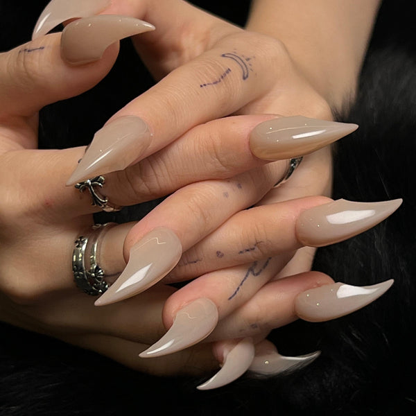 Fatal Angel | Translucent Nude  Talon Nails  Claws Nails  30mm