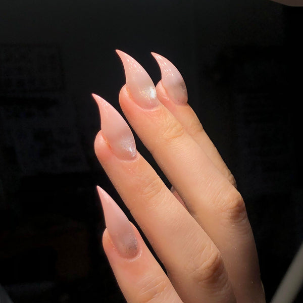 Fatal Angel | 1A61 gentle pointed cat nails claw nails acrylic nails sharp nails armor gloves elegant pressons claw press on nails
